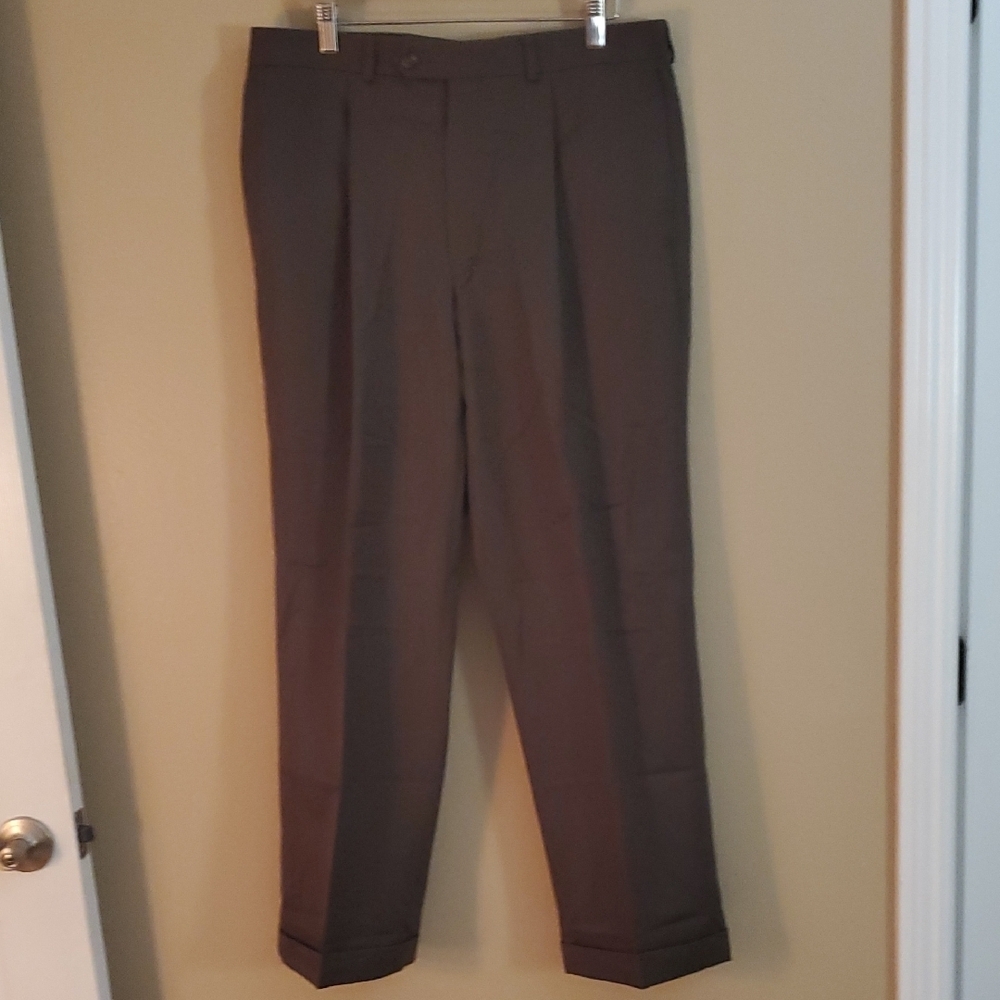 Source Unknown Men's Dark Brown Dress Pants